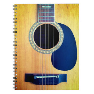 Cuaderno Guitarra Acústica de 6 Cuerdas Dreadnought Diseño