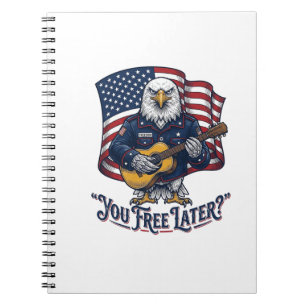 Cuaderno Guitarra Águila Patriótica Vintage