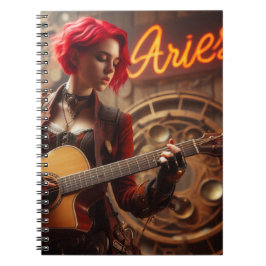 Cuaderno Guitarra musical de Aries Zodiac