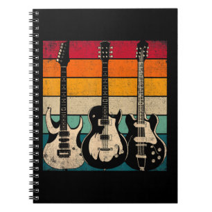 Cuaderno Guitarra retro
