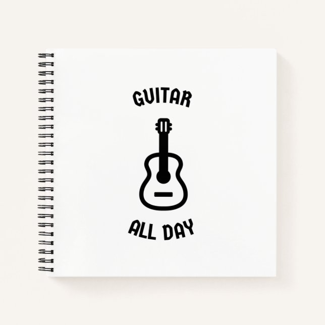 Cuaderno Guitarra todo el día (Anverso)