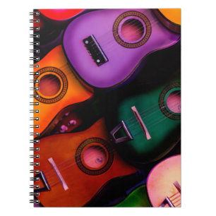 Cuaderno Guitarras coloridas