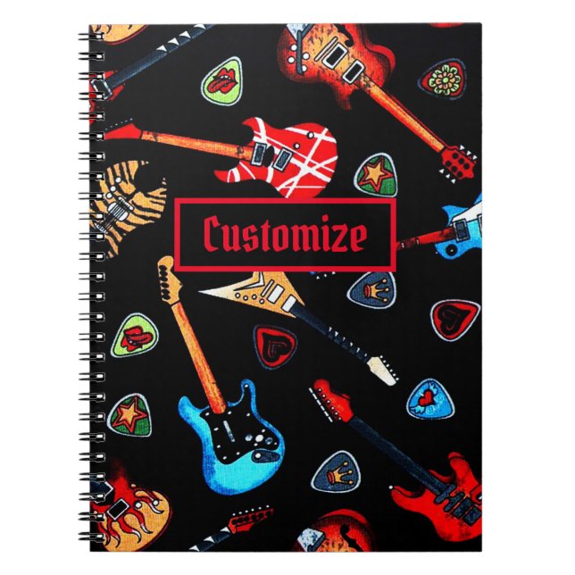 Cuaderno Guitarras de rock eléctrico (Frente)
