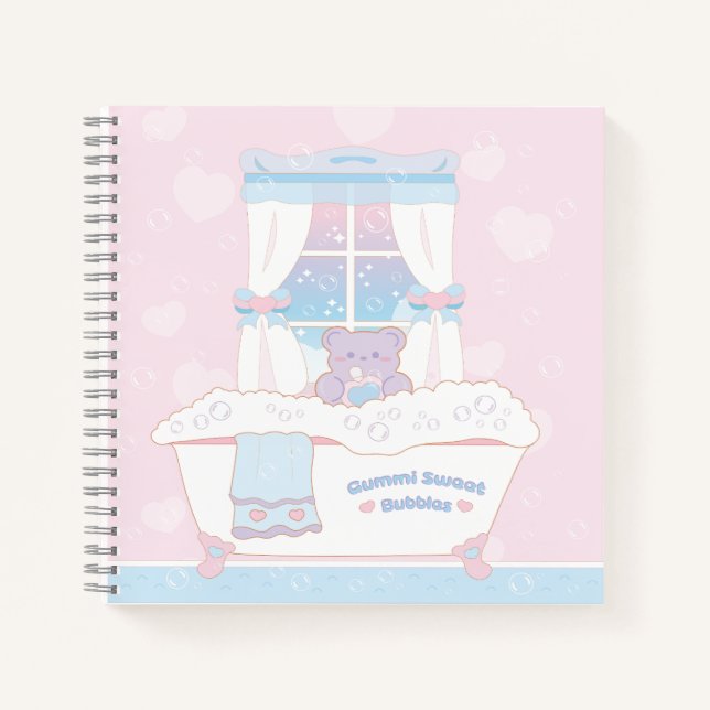 Cuaderno Gummi Sweet Bubbles Square (Anverso)