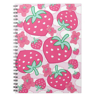 Cuaderno Gummi Sweet Strawberry Heart