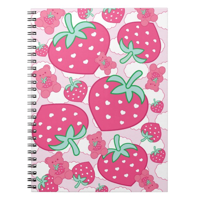 Cuaderno Gummi Sweet Strawberry Heart (Frente)