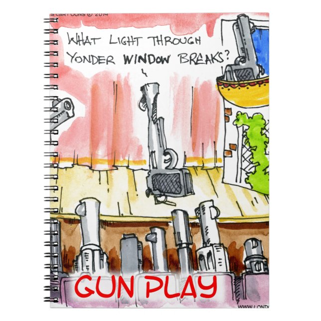 Cuaderno GunPlay Dibujos Animados Divertidos (Frente)