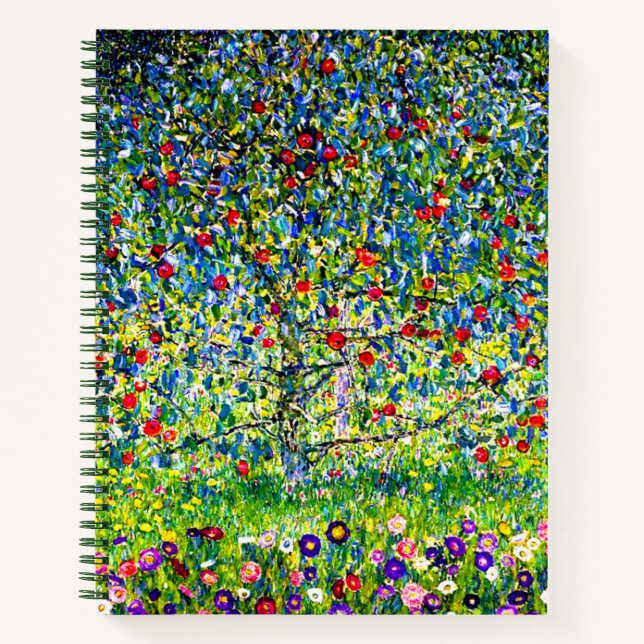 Cuaderno Gustav Klimt Apple Tree (Anverso)