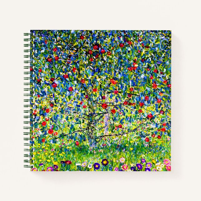 Cuaderno Gustav Klimt Apple Tree (Anverso)