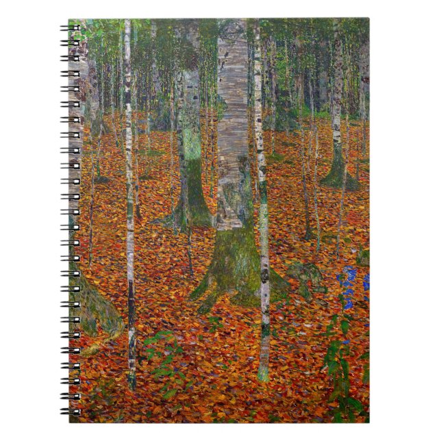 Cuaderno Gustav Klimt - Birch Wood (Frente)