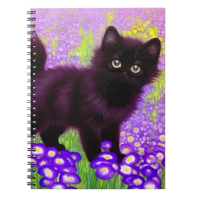 Cuaderno Gustav Klimt Black Kitten (Frente)