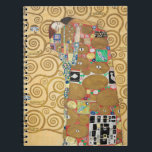 Cuaderno Gustav Klimt - Complemento, Frisa Estúclet<br><div class="desc">El árbol de la vida,  la frisa estocleta,  los amantes del cumplimiento - Gustav Klimt,  Cardboard,  1909</div>