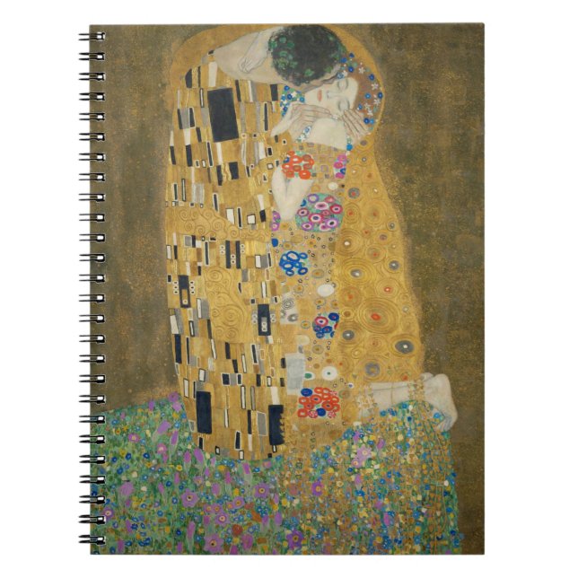 Cuaderno Gustav Klimt - El beso (Frente)