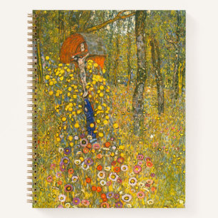 Cuaderno Gustav Klimt Farm Garden con Crucifix