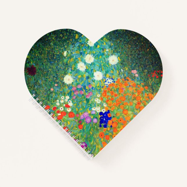 Cuaderno Gustav Klimt Flower Garden (Anverso)