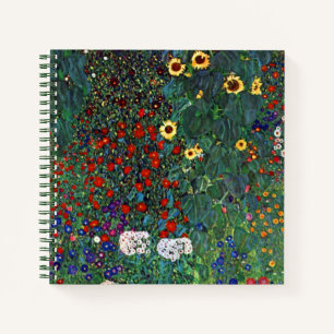 Cuaderno Gustav Klimt Flower Garden