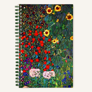 Cuaderno Gustav Klimt Flower Garden