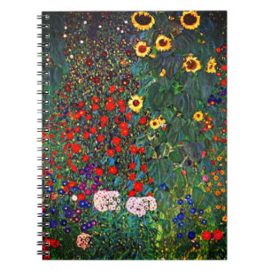 Cuaderno Gustav Klimt Flower Garden