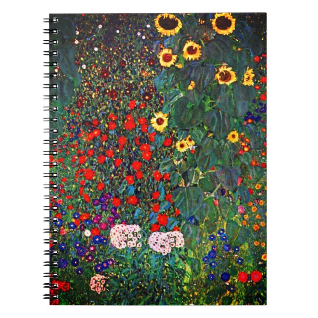 Cuaderno Gustav Klimt Flower Garden (Frente)