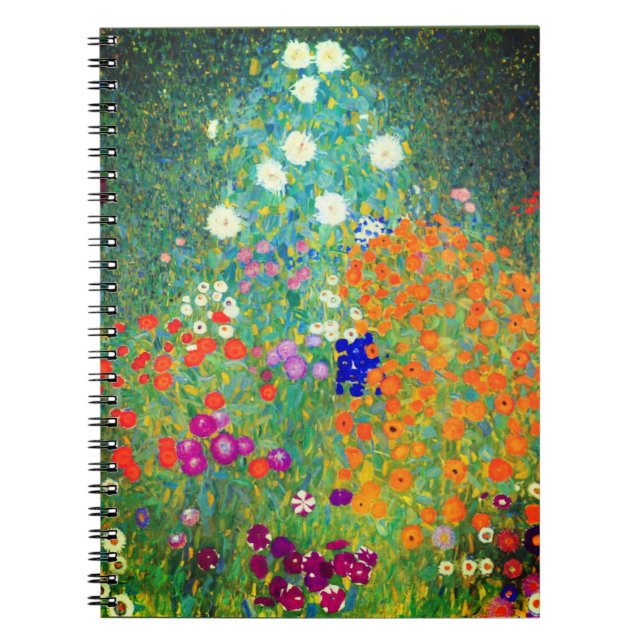 Cuaderno Gustav Klimt Flower Garden (Frente)