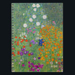Cuaderno Gustav Klimt Flower Garden Vintage Art Nouveau<br><div class="desc">Pintura Bella Artes Gustav Klimt Flower Garden Vintage Art Nouveau Painting 1907</div>