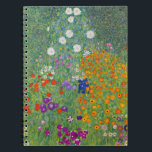 Cuaderno Gustav Klimt Flower Garden Vintage Art Nouveau<br><div class="desc">Pintura Bella Artes Gustav Klimt Flower Garden Vintage Art Nouveau Painting 1907</div>