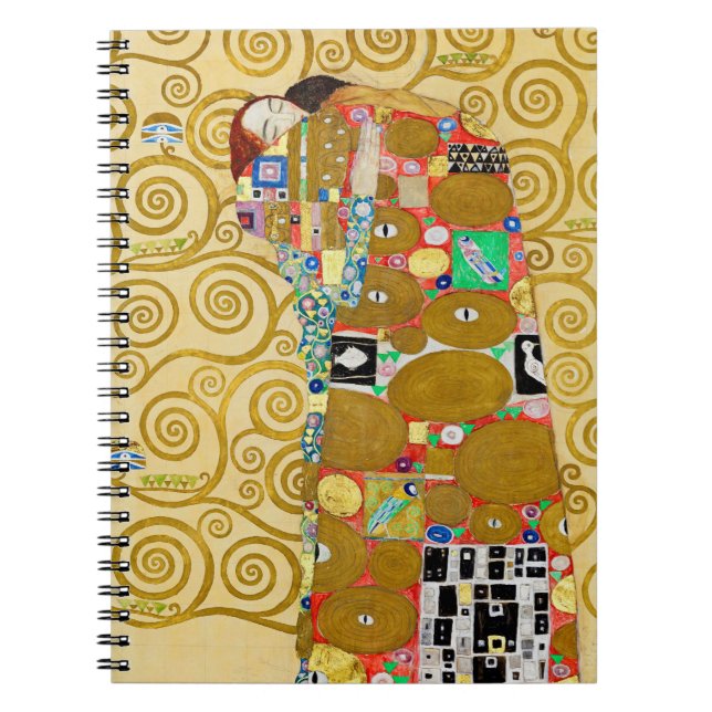 Cuaderno Gustav Klimt Fulfillment Nouveau Couple (Frente)