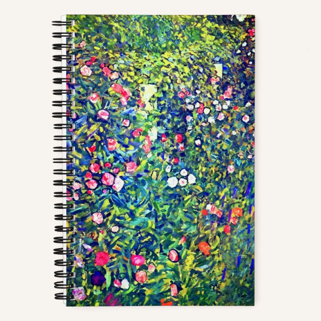 Cuaderno Gustav Klimt Italian Garden (Anverso)