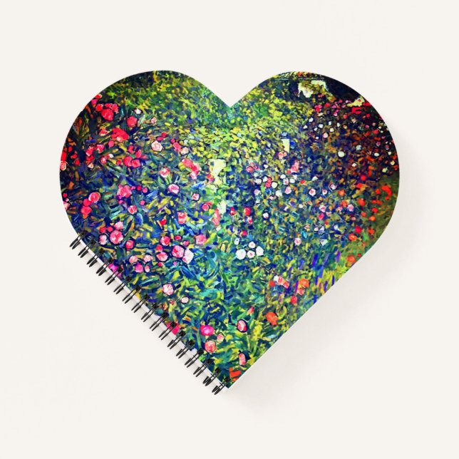 Cuaderno Gustav Klimt Italian Garden (Anverso)