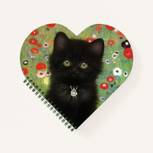 Cuaderno Gustav Klimt Kitten (Anverso)