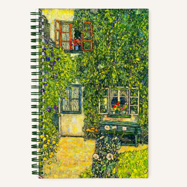 Cuaderno Gustav Klimt La Casa de la Guardia (Anverso)
