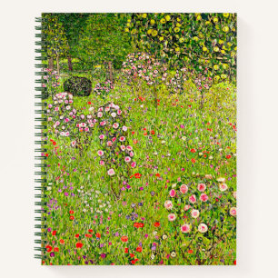 Cuaderno Gustav Klimt Orchard con Rosas
