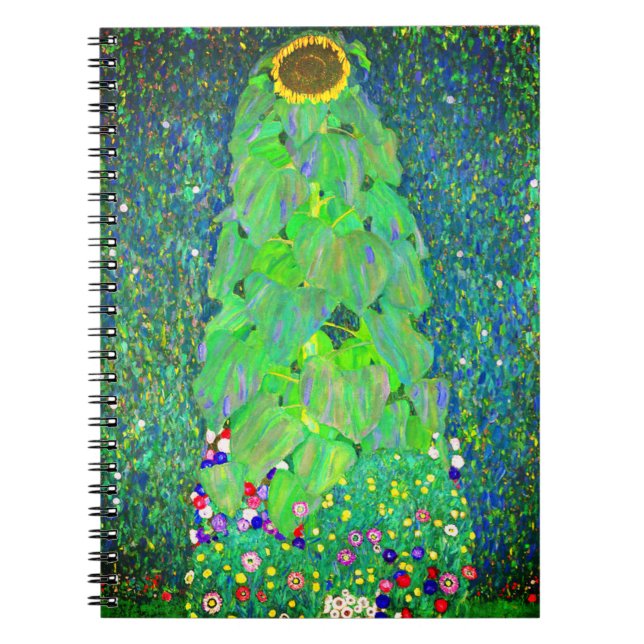 Cuaderno Gustav Klimt Sunflower (Frente)