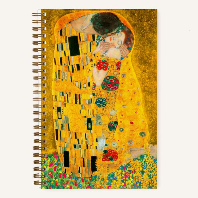 Cuaderno Gustav Klimt The Kiss (Anverso)
