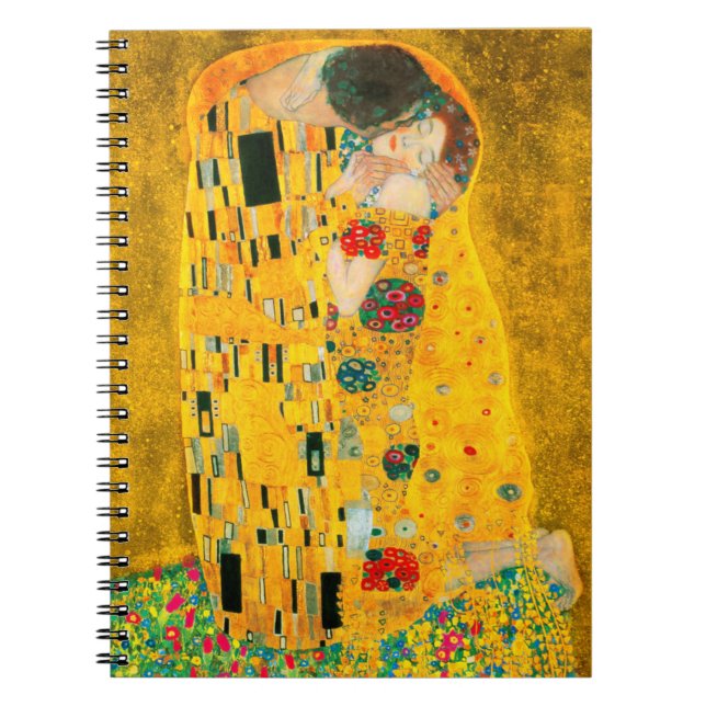 Cuaderno Gustav Klimt The Kiss (Frente)