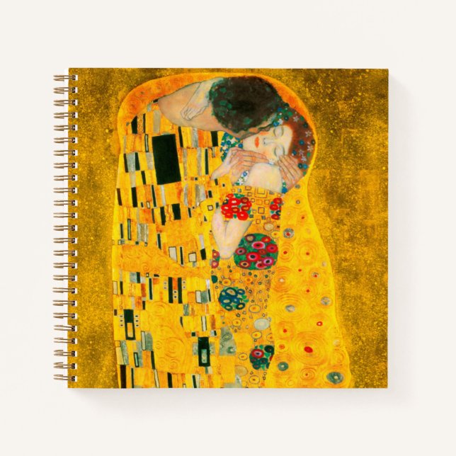 Cuaderno Gustav Klimt The Kiss (Anverso)