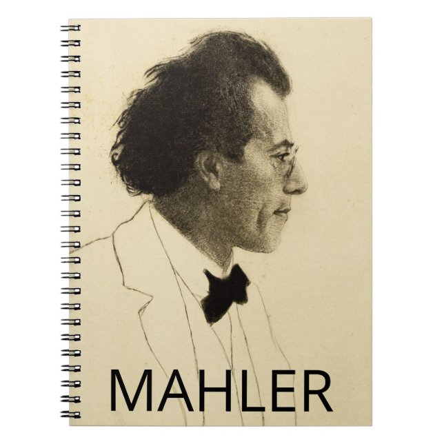Cuaderno Gustav Mahler (retrato de 1902) (Frente)