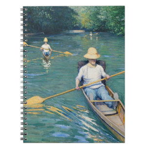 Cuaderno Gustave Caillebotte - Barcas en el Yerres