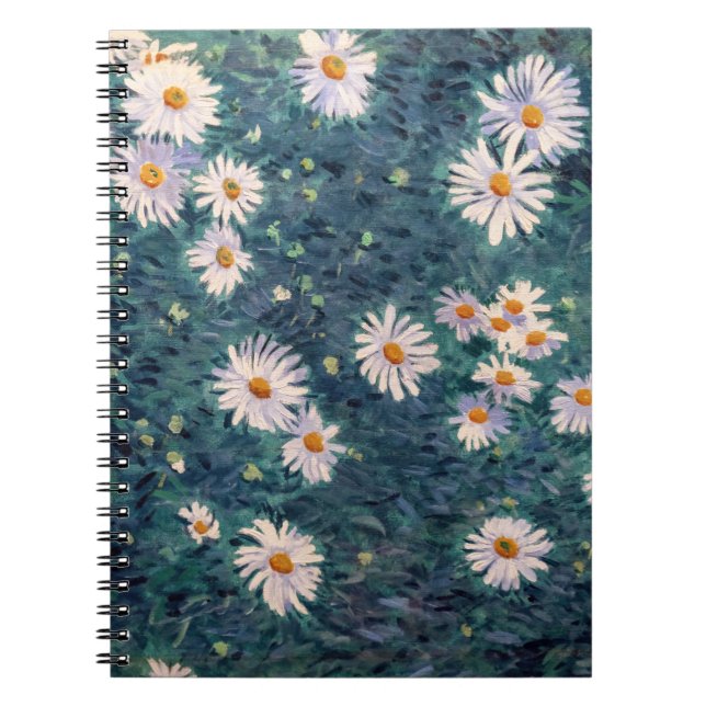Cuaderno Gustave Caillebotte - Cama de Daisies, detalle (Frente)