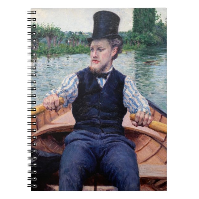 Cuaderno Gustave Caillebotte - Fiesta en un bote (Frente)