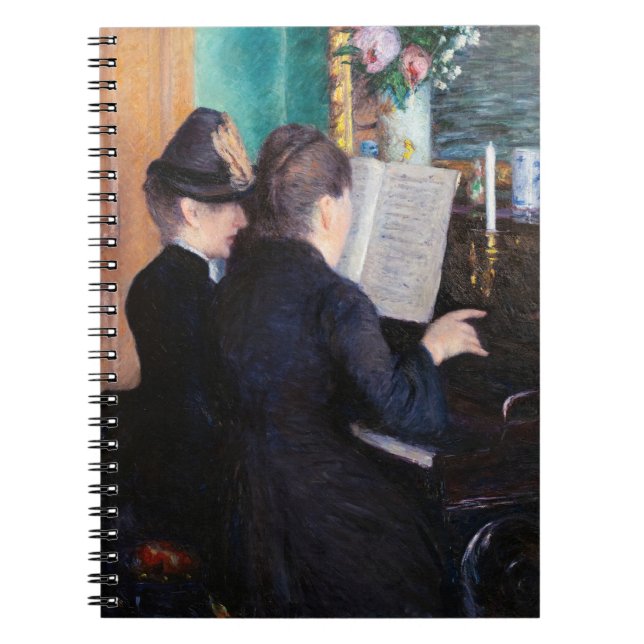 Cuaderno Gustave Caillebotte - La lección del piano (Frente)