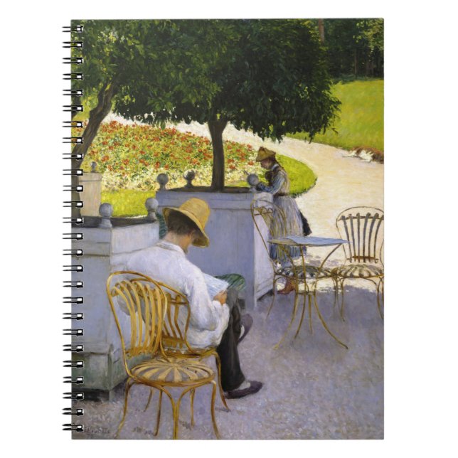 Cuaderno Gustave Caillebotte - Los árboles Naranjas (Frente)