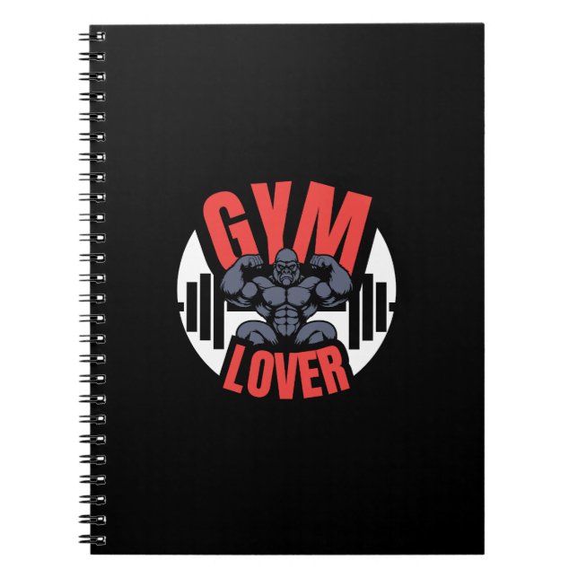 Cuaderno Gym Lover Gorilla (Frente)