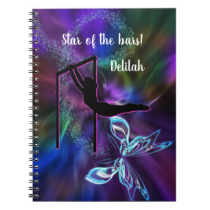 Cuaderno Gymnastics Butterfly Star of the Bars Personalized