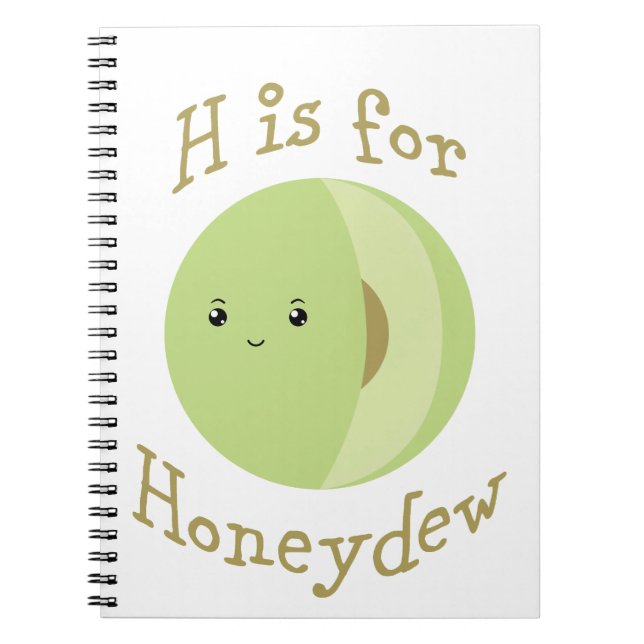 Cuaderno H es para Honeydew (Frente)