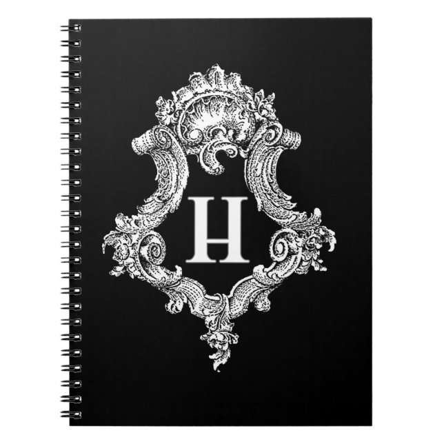 Cuaderno H Monograma inicial (Frente)