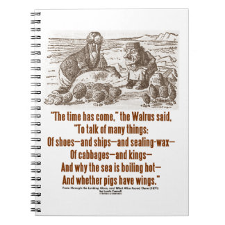 Cuaderno Ha Llegado El Tiempo Walrus Carpenter (Mirando Vid