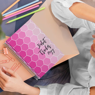 Cuaderno Habit Tracker Magenta