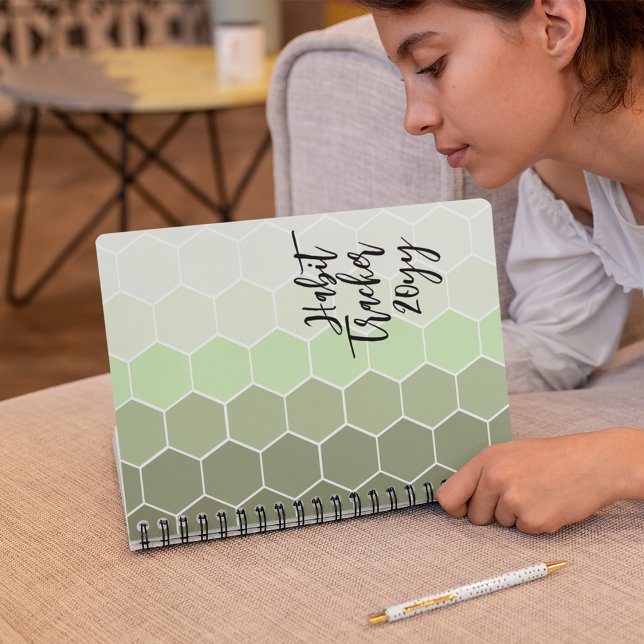 Cuaderno Habit Tracker Sage Green (Subido por el creador)