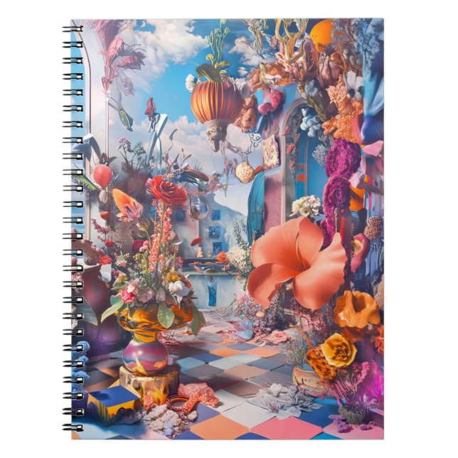 Cuaderno Habitación de Flores (Frente)
